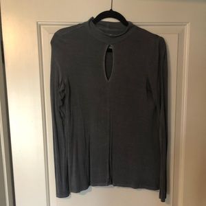 American Eagle Soft & Sexy Grey Long Sleeve T